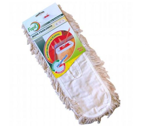 Recarga Mopa Algodão franjinhas 45 cm , Fapil , 6861023 , 5601296106367